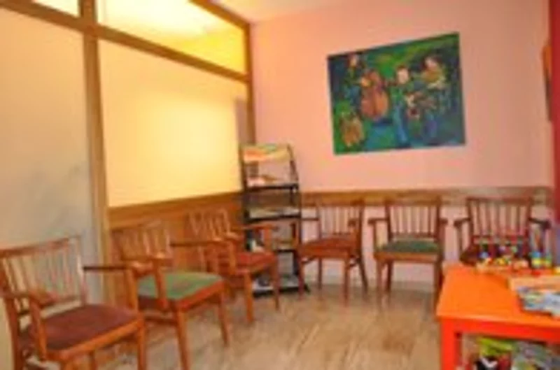 Ein Wartezimmer in der Praxis